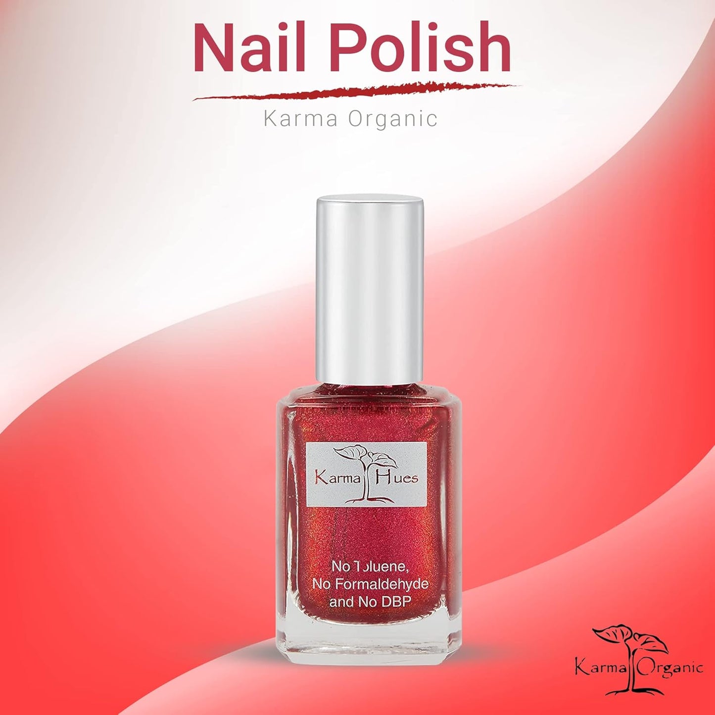 Karma Organic Natural Nail Polish-Non-Toxic Nail Art, Vegan and Cruelty-Free Nail Paint (West Palm)