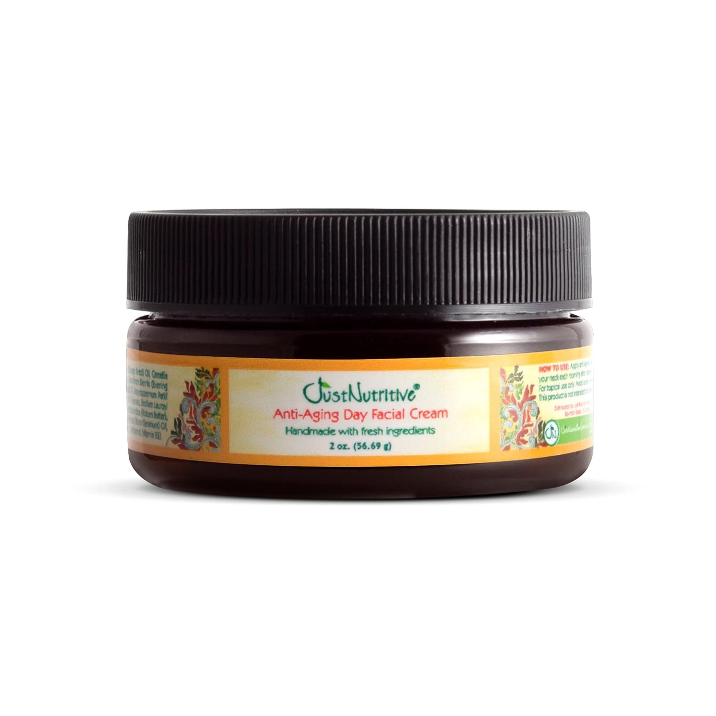 Just Nutritive Anti-Aging Day Facial Cream | Best Day Cream | Lasting Radiant Appearance | Leaves Skin Fresh Softens The Look of Fine Lines | Locks In Moisture 2oz