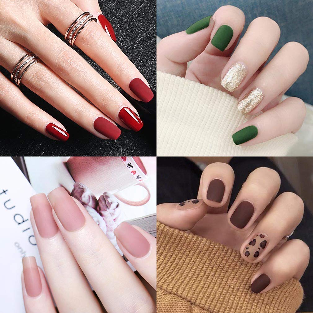 VENALISA 2 Pcs No Wipe Matte Gel Top Coat and Base Coat Set- Matte Top Coat Gel Nail Polish Kit, Soak Off Nail Art Home and Professional Manicure