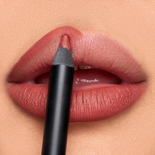 K7L Rustic Brown Lip Crayon (Vegan) - Waterproof and Smudge-Proof Toast