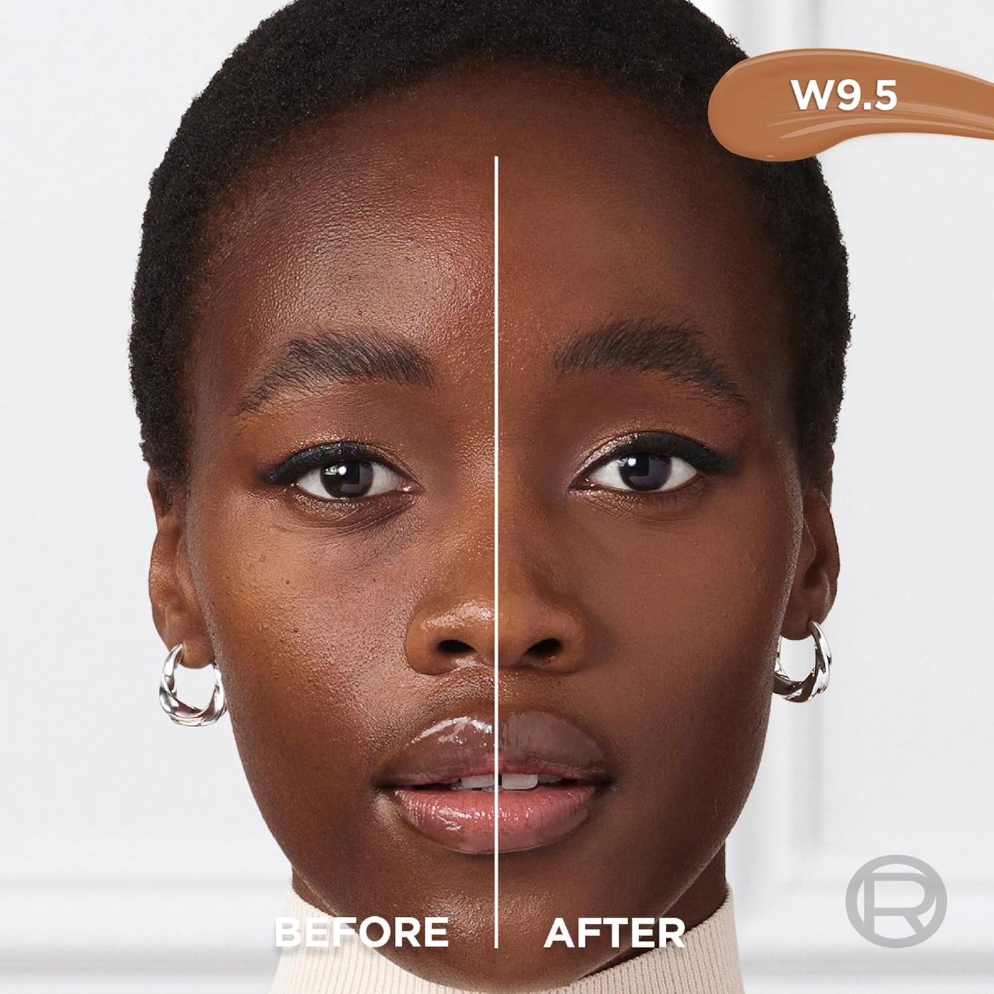 L’Oréal Paris True Match Radiant Serum Concealer, Brightening Under Eye Concealer Make Up with 1.5% Hyaluronic Acid and Caffeine, W9.5, 0.33 Oz