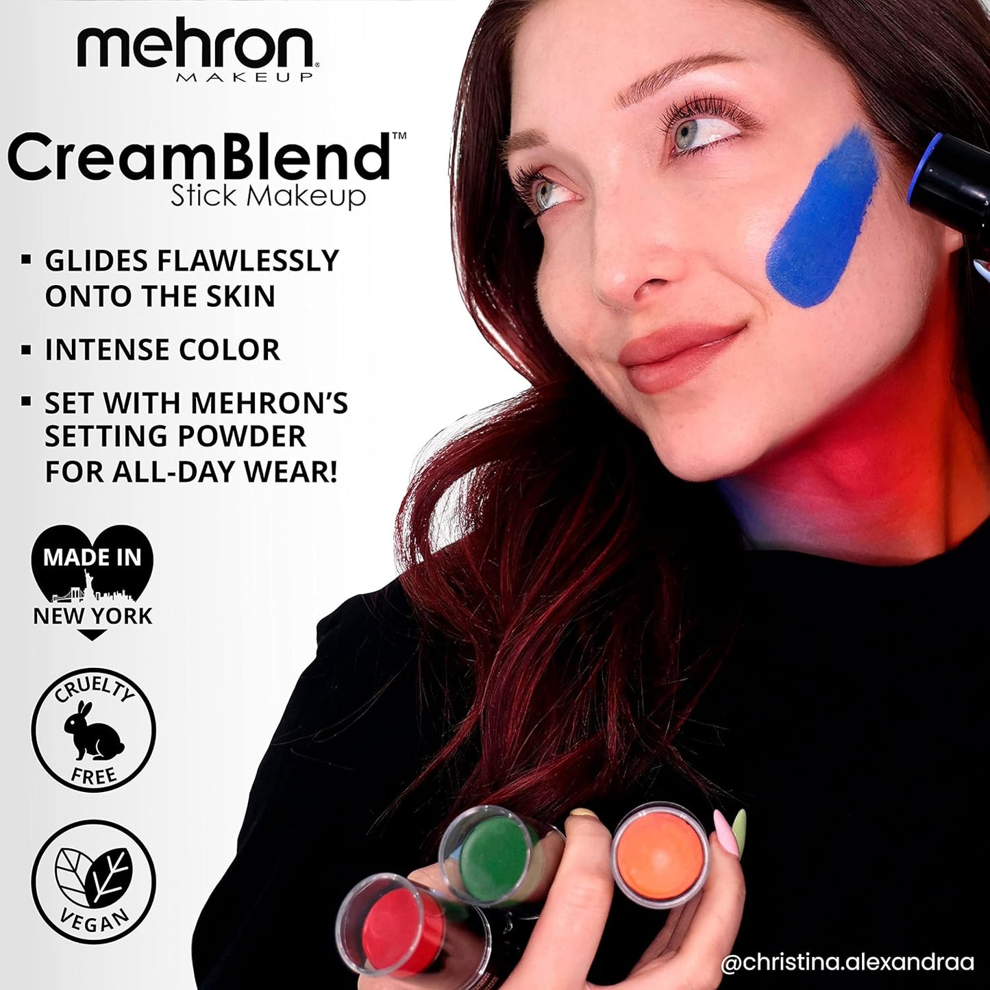 Mehron Makeup CreamBlend Stick - Body Paint (.75oz) (Yellow)