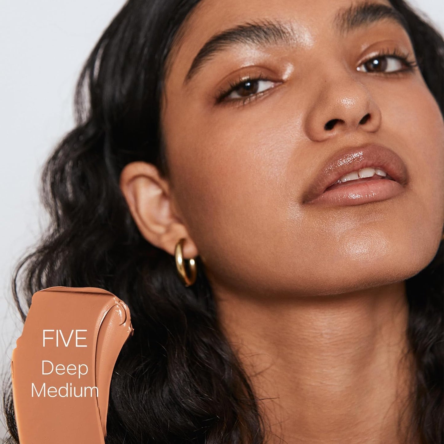 Saie Slip Tint SPF 35 Tinted Moisturizer - Light Coverage Moisturizer + Broad Spectrum Zinc Oxide Sunscreen with Hydrating Hyaluronic Acid - Shade Five (1.35 oz)