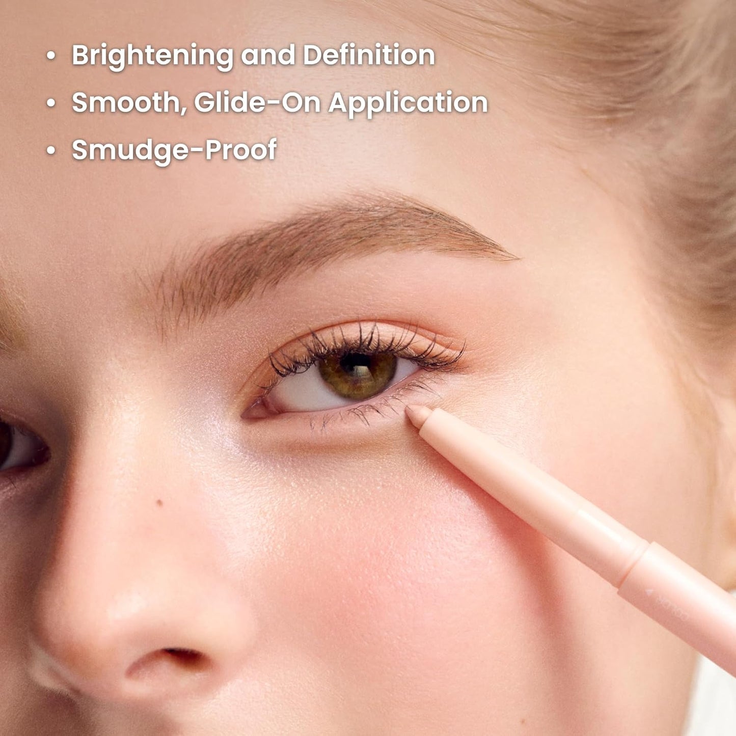 COLORGRAM Under Eye Highlighter Stick 07 Warm Peach | Silky-Smooth Long-Lasting Highlighter & Contouring Stick for Smudge-Proof, Shining Daily Makeup | K-Beauty Face Highlighters & Luminizers