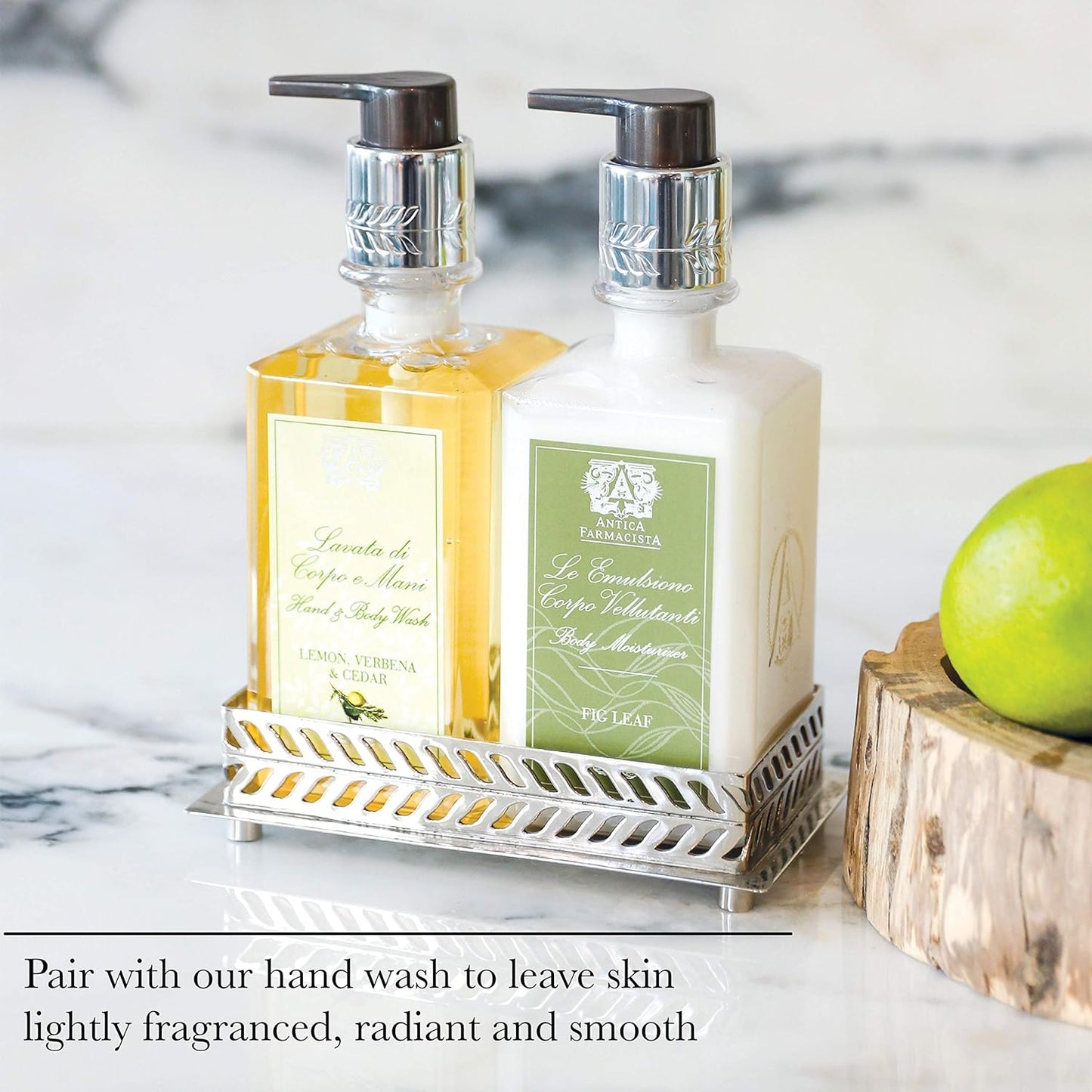 Antica Farmacista Body Moisturizer - Moisturizing Scented Lotion - Premium Body Moisturizer - Luxury Gift for Women & Men - Hand & Skin Hydration - Lemon, Verbena and Cedar, 10 Fl Oz