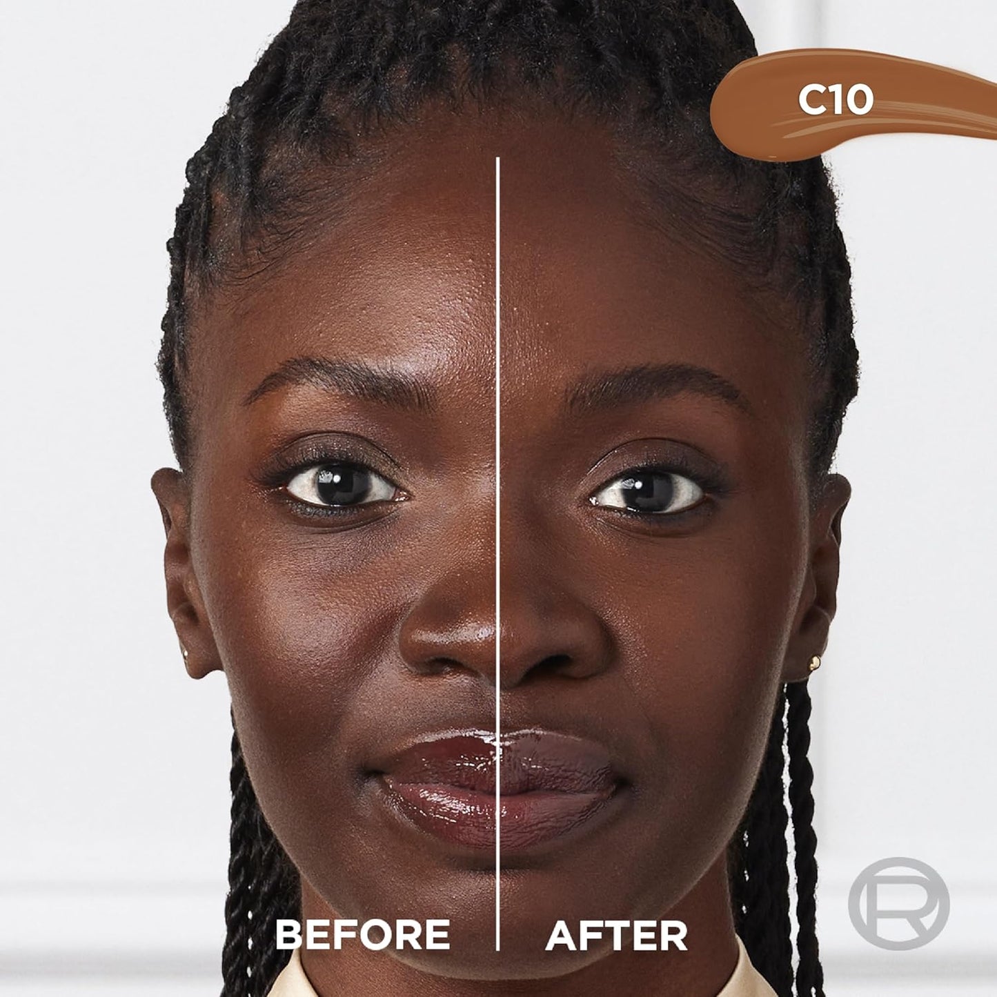 L'Oreal Paris True Match Radiant Serum Concealer, Brightening Under Eye Concealer Make Up with 1.5% Hyaluronic Acid and Caffeine, C10, 0.33 Oz