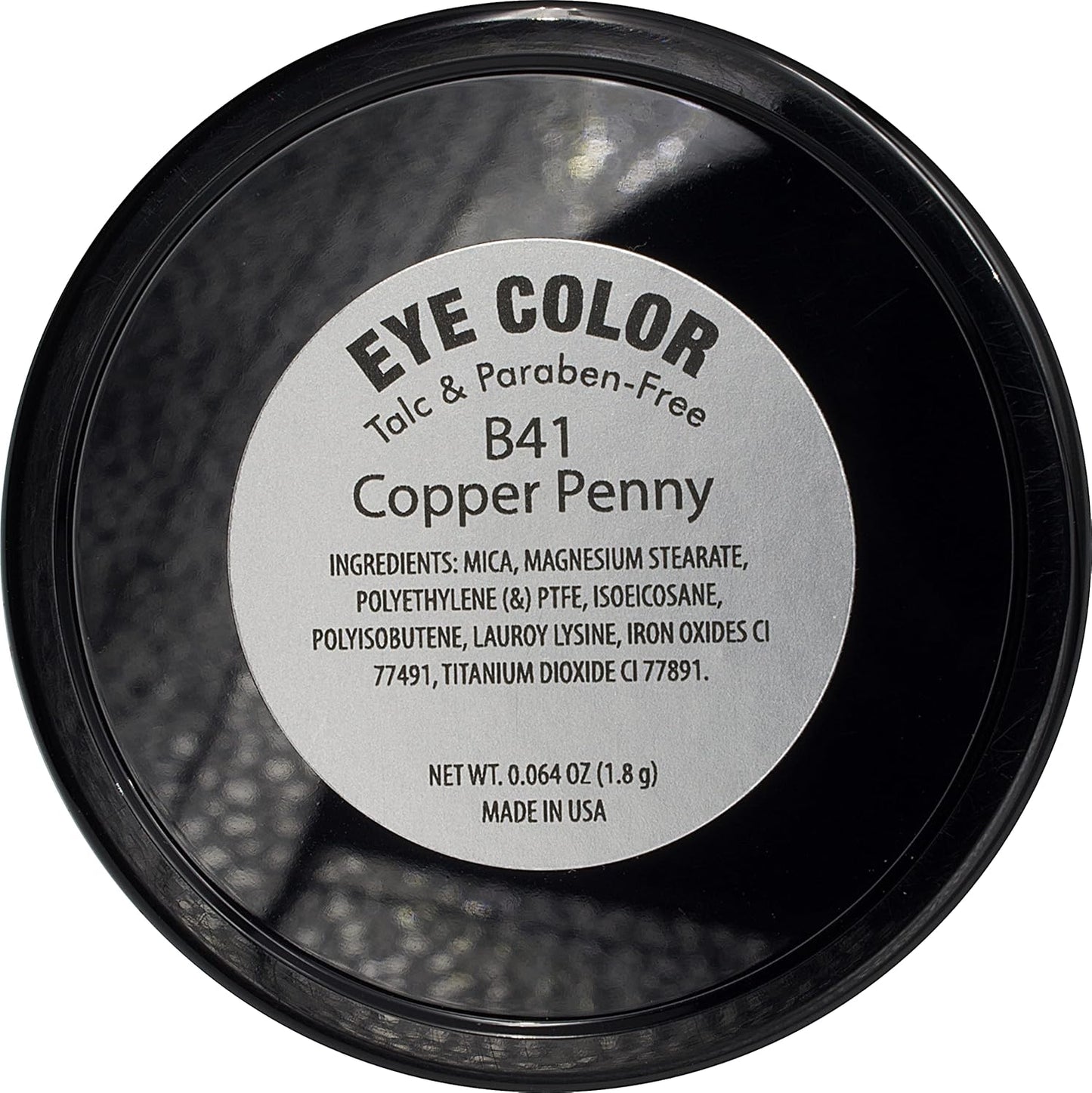 Copper Penny Tan Matte Semi Shimmering Opaque Pressed Powder Single Vegan Eyeshadow; Talc, Paraben & Cruelty Free