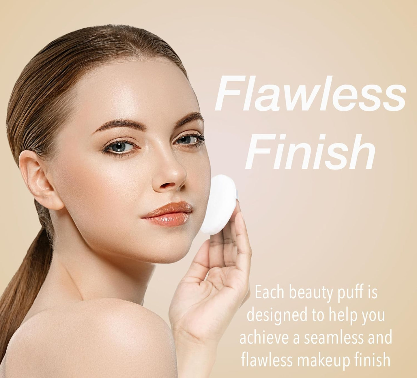 8pc Beauty Buffs Set - Heart Shaped Beauty Blenders Collection, Flawless Finish Makeup Sponges To Blend & Set - Cosmetic Beauty Puff Makeup Applicators Professional Beauty Tools