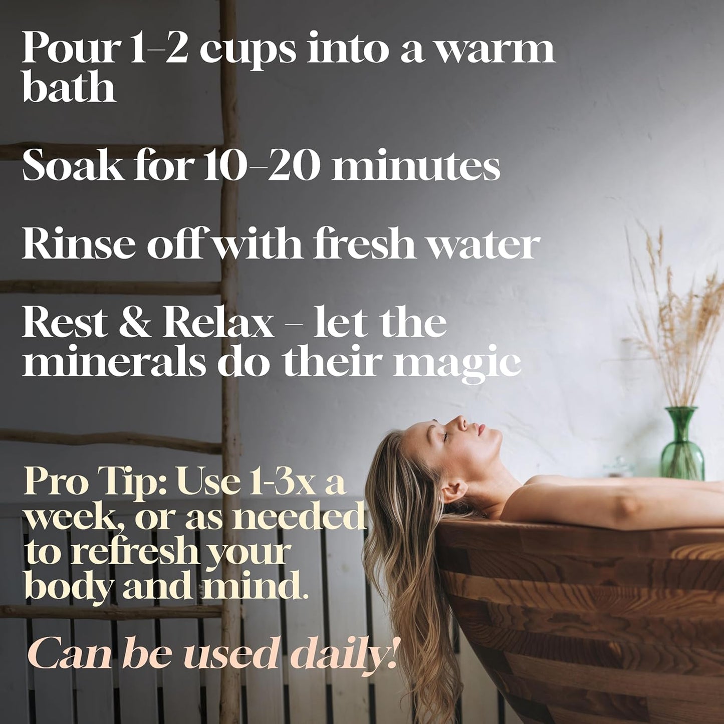 Dead Sea Warehouse-Amazing Minerals Dead Sea Bath Salts,100% Full Mineral Therapeutic Bath Salts, Detoxifying & Moisturizing, Exfoliating for Dry Skin, Unscented(5 lbs)