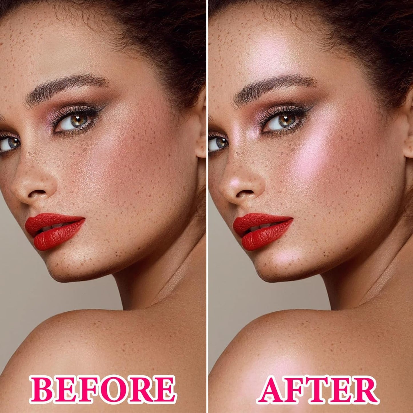 3 Pcs Highlight Cream Contour Sticks Set,Shimmer Stick Long Lasting Non-greasy Contour Bronzer Stick,Lightweight Concealer Waterproof Face Contouring Makeup Pen for Women(01#,02#,03#)