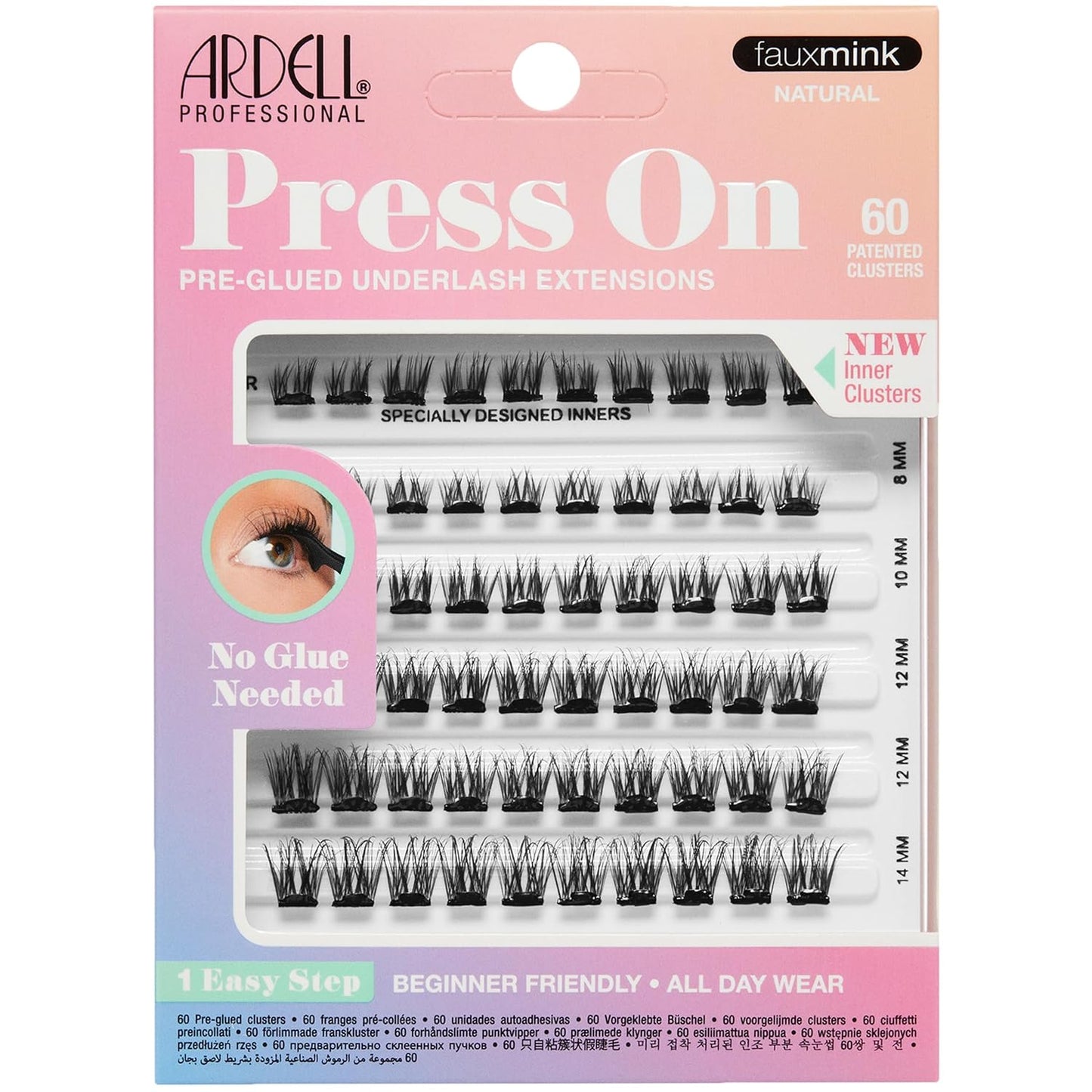 Ardell Press On Fauxmink Natural 60 ct