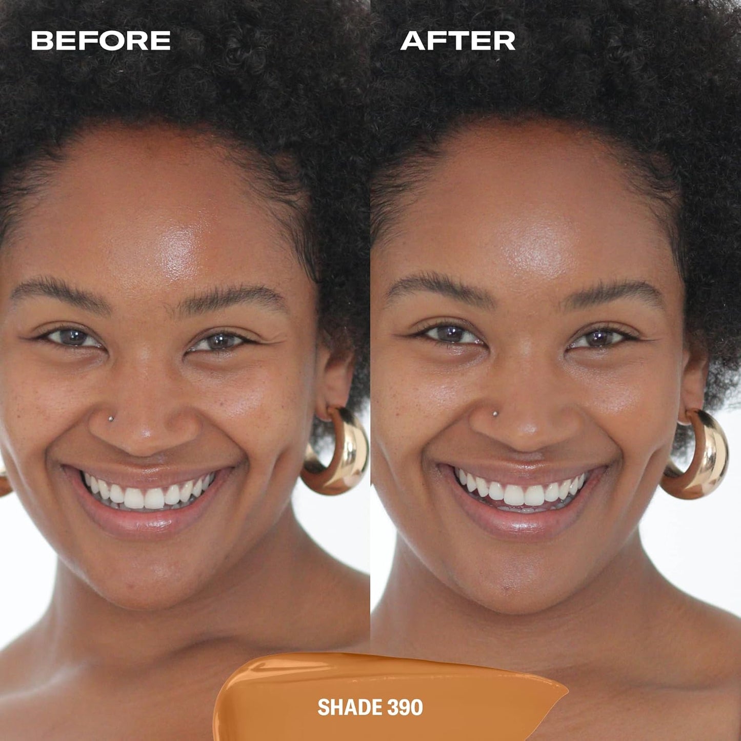 Youthforia Date Night Skin Tint Serum Foundation, Light-Medium Coverage, Hydrating Formula, Vegan & Cruelty-Free, 390 Medium Deep - Neutral with Warm Undertones