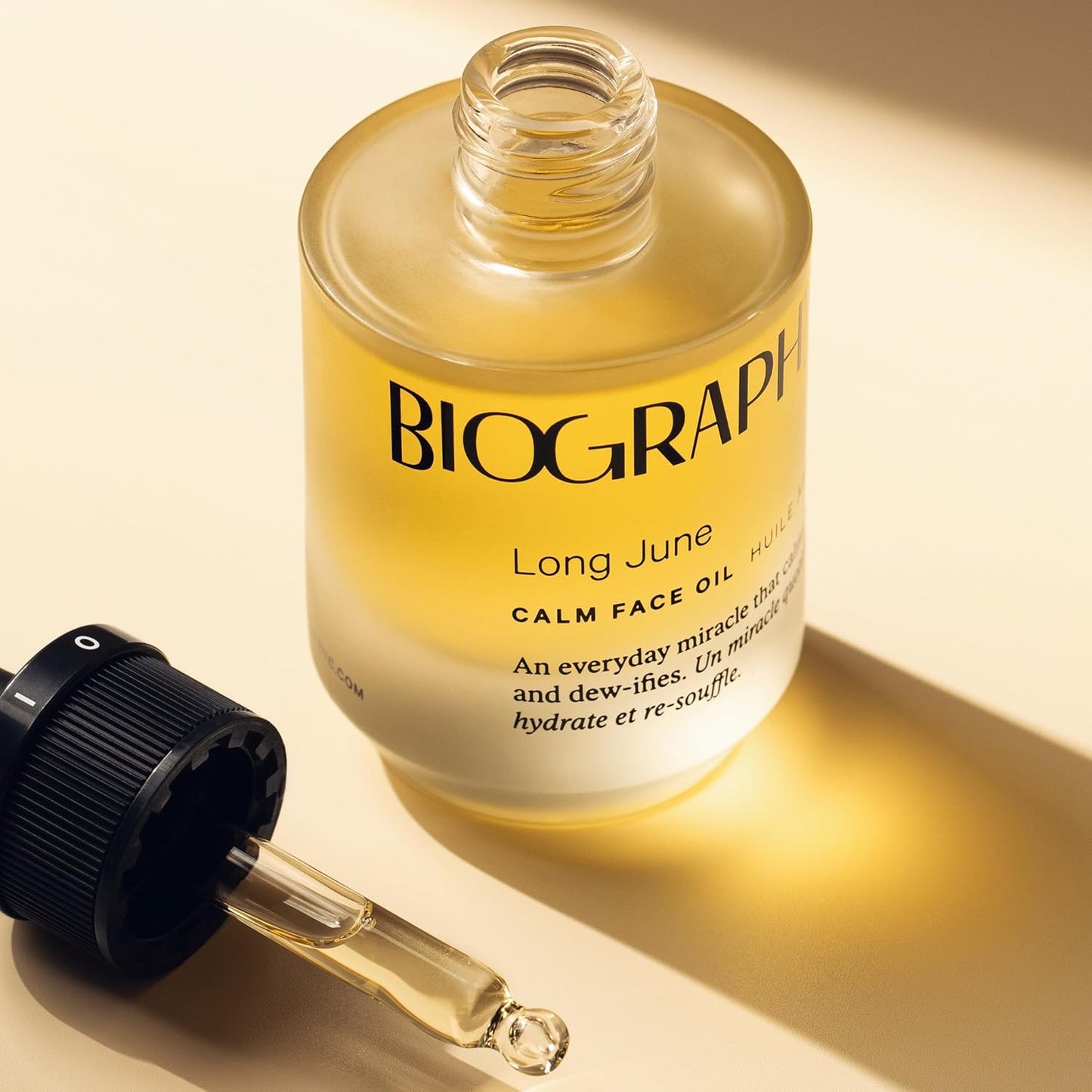 Biography Long June Quieting Face Oil, 30ml - Natural Smoothing & Clarifying Dry Oil. Clarifying, Moisturizing & Hydrating Beauty Facial Oil for Women w/Camellia, Vitamin E & Marula