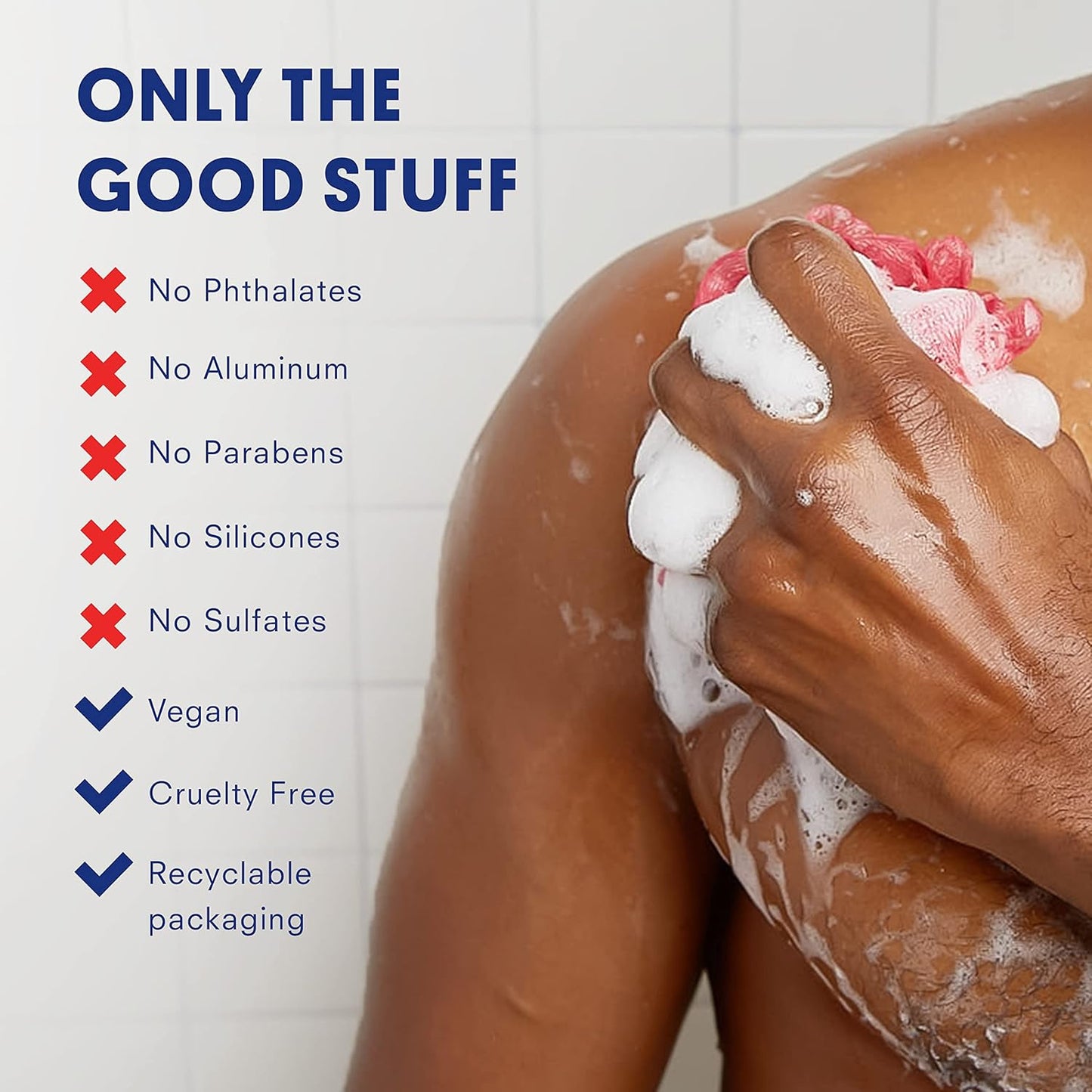 Huron Men's Moisturizing Body Wash - Crisp Citrus, Eucalyptus, Mint & Aromatic Greens Scent, 12.2 fl oz (2 Pack)