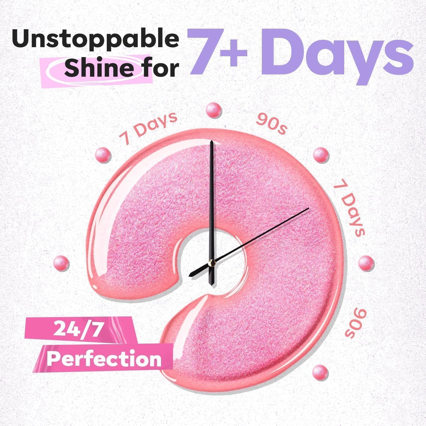 modelones Nail Polish Set, 6 Colors Chrome Pearl Shimmer Pink Purple White Aurora Iridescent Green Quick Dry Nail Polish Kit Gifts for Women 2025 Salon DIY Manicure Kit