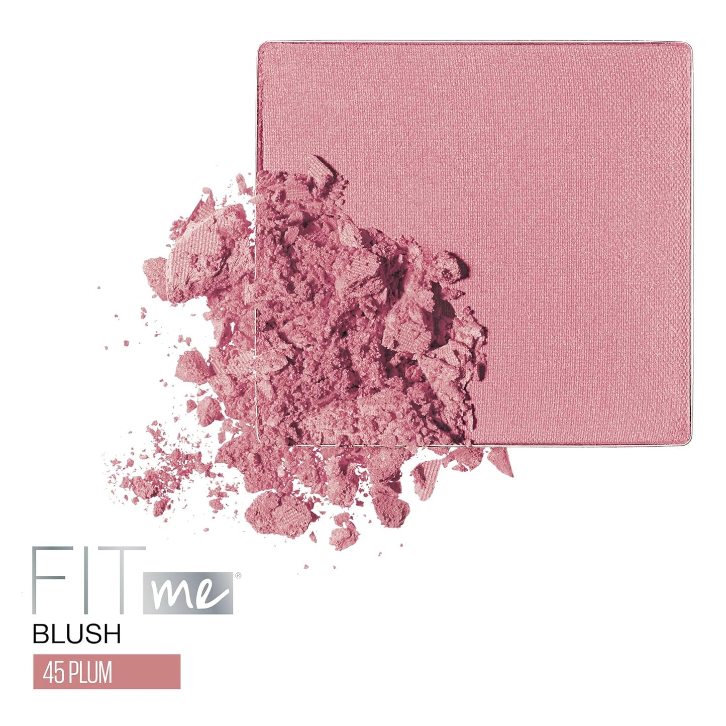 Maybelline Fit Me Blush, Lightweight, Smooth, Blendable, Long-lasting All-Day Face Enhancing Makeup Color, Plum, 1 Count